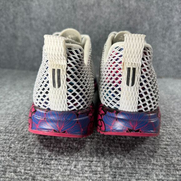 Nobull Mesh Runner Mens 12 Shoes White Floral Succulent Running Training Sneaker - Picture 5 of 11